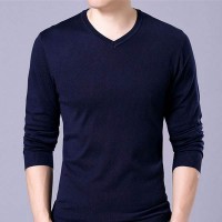 Pull Homme classique Elegant Col V maill...